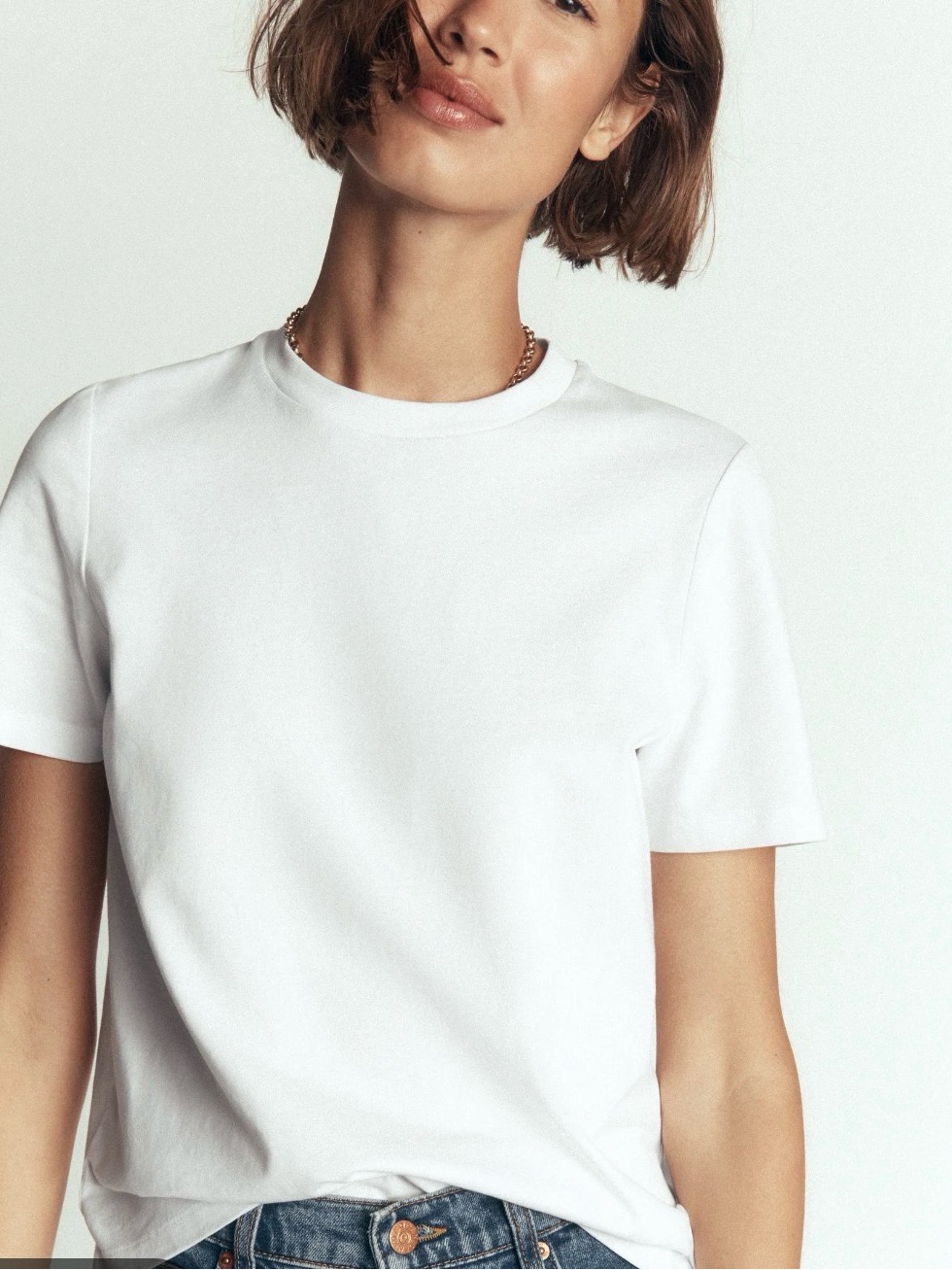 Boden Women’s White Crew Neck Tshirt